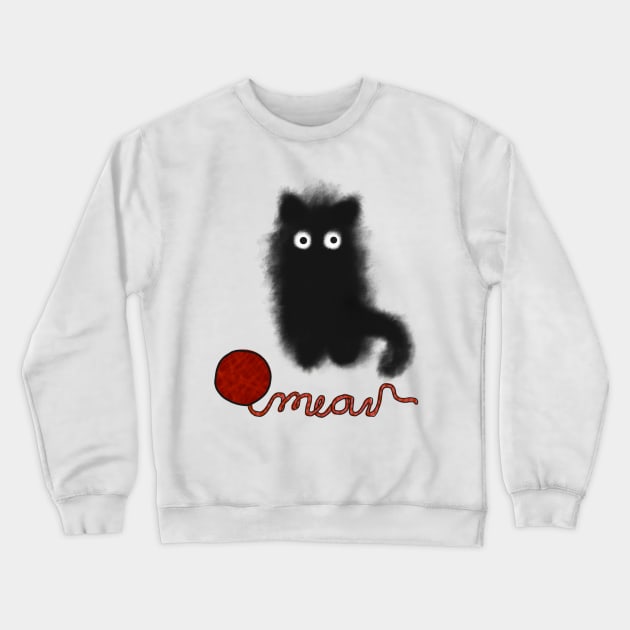 Meow Kitty Crewneck Sweatshirt by Hail Sky